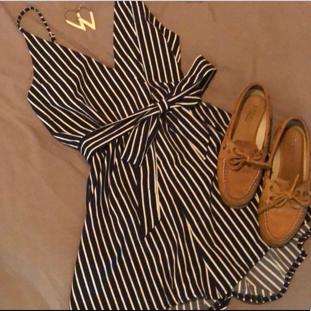 Stripped romper